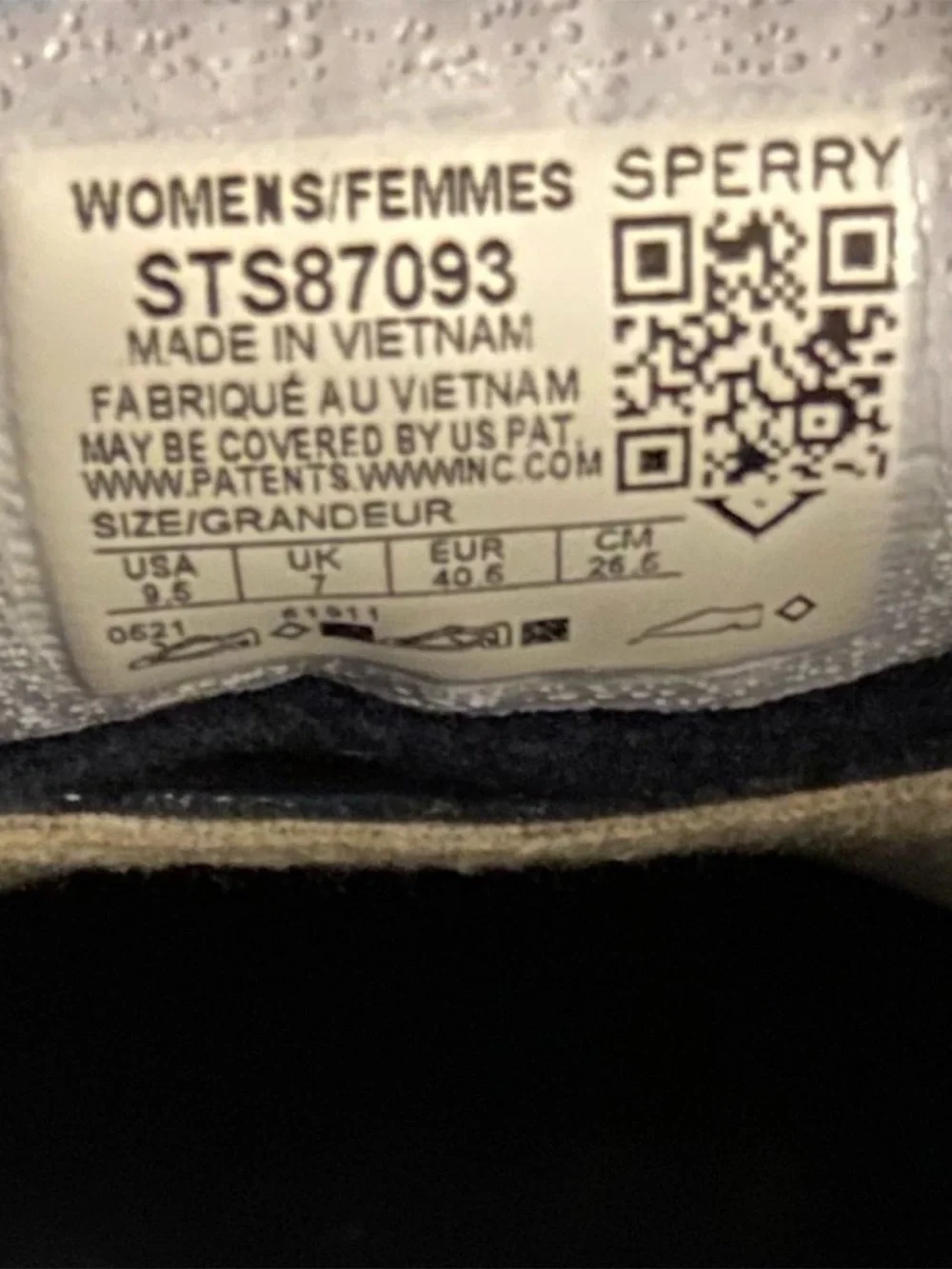 Women's Sperry, Syren One Eye Duck Shoe Size 9.5